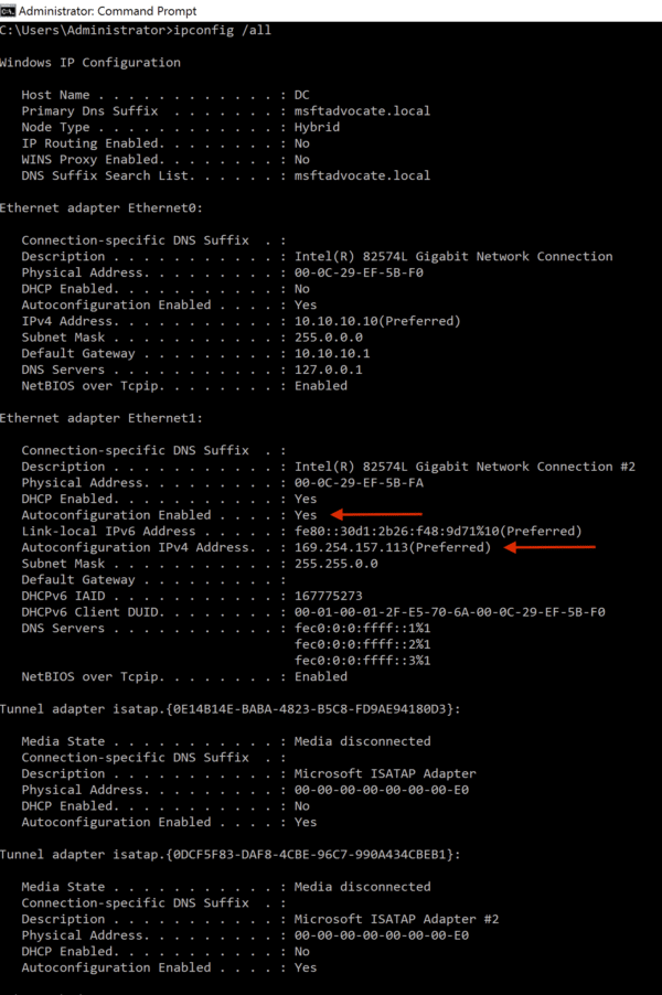 Fix APIPA IP Issues on vCloud VMs by Disabling IP Autoconfiguration ...